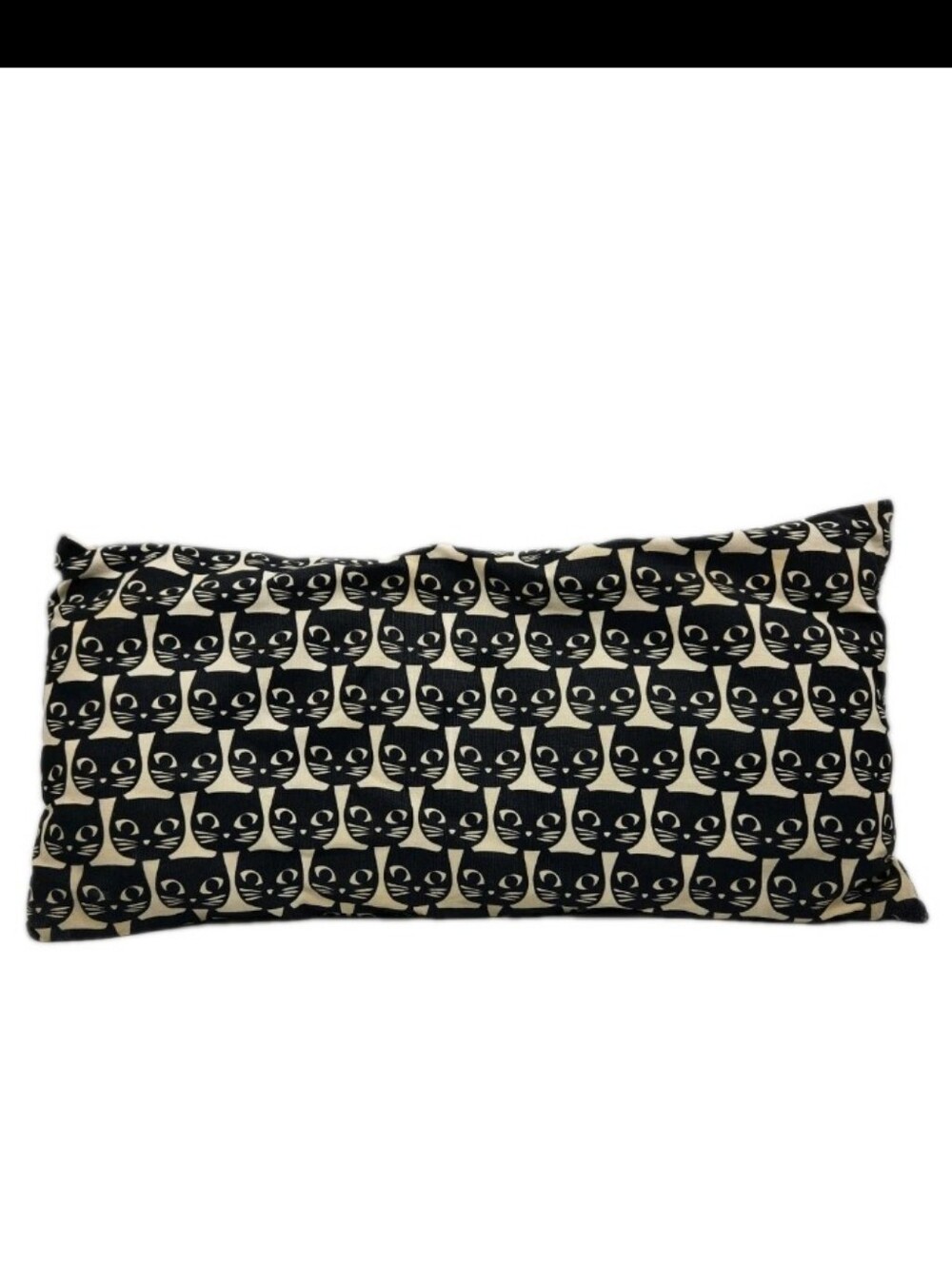 IKEA Black Cat MATTRAM Bolster Lumbar Pillows Niina Aalto Retro MCM 11x23